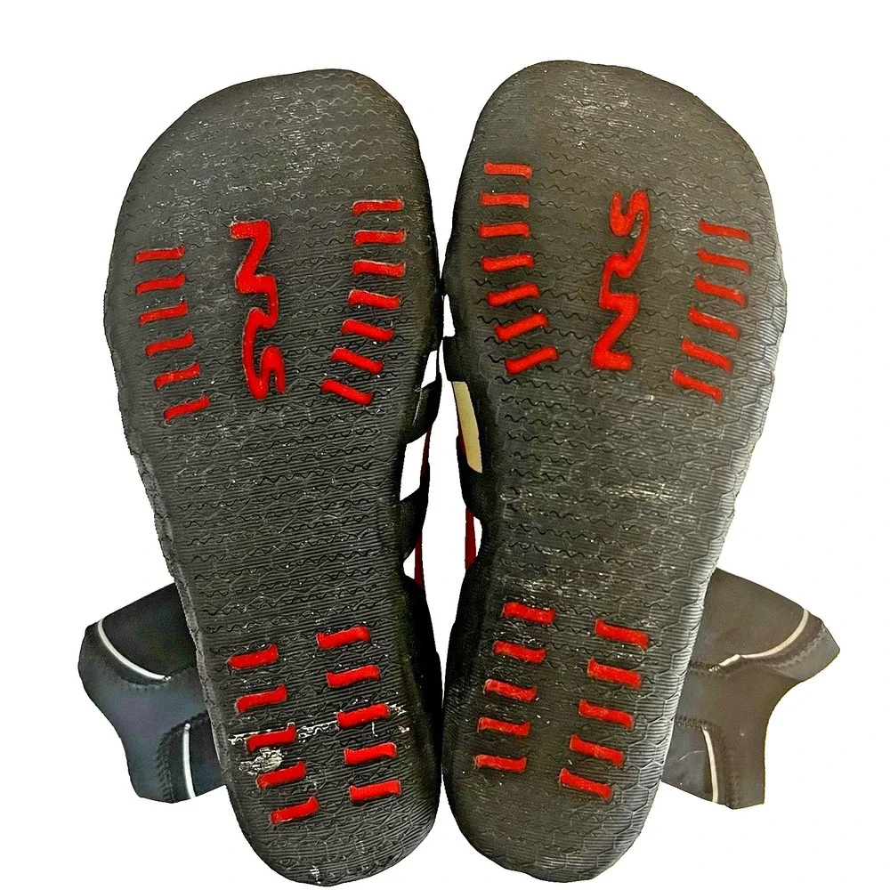 NRS Shock Socks Split Toe Wetshoes Mens 8 RN94612 Paddle Shoes SUP Kayaking Boot